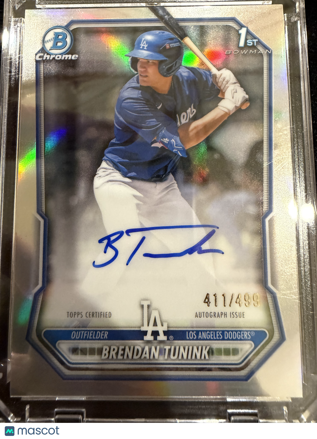 2026 Bowman Brendan Tunink #CPA-BT Refractor /489
