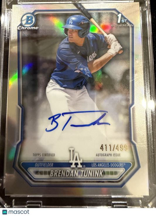 2026 Bowman Brendan Tunink #CPA-BT Refractor /489
