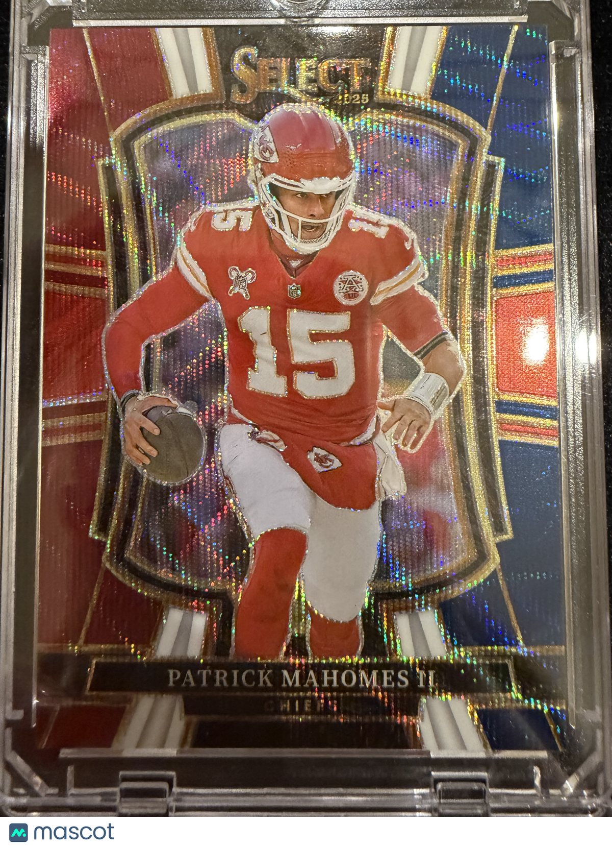 2026 Panini Select Prizm Patrick Mahomes II #107 Red White Blue /299