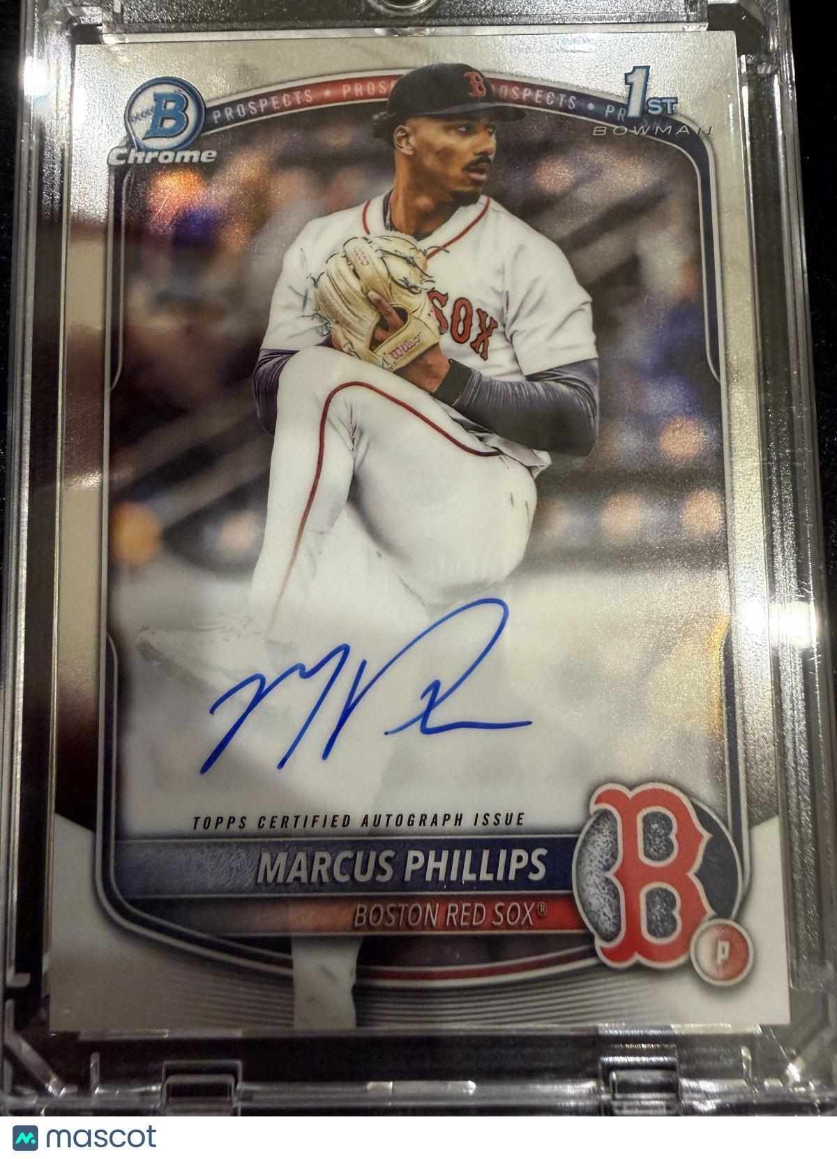 2025 Bowman Chrome Marcus Phillips #CPA-MP 1st Bowman