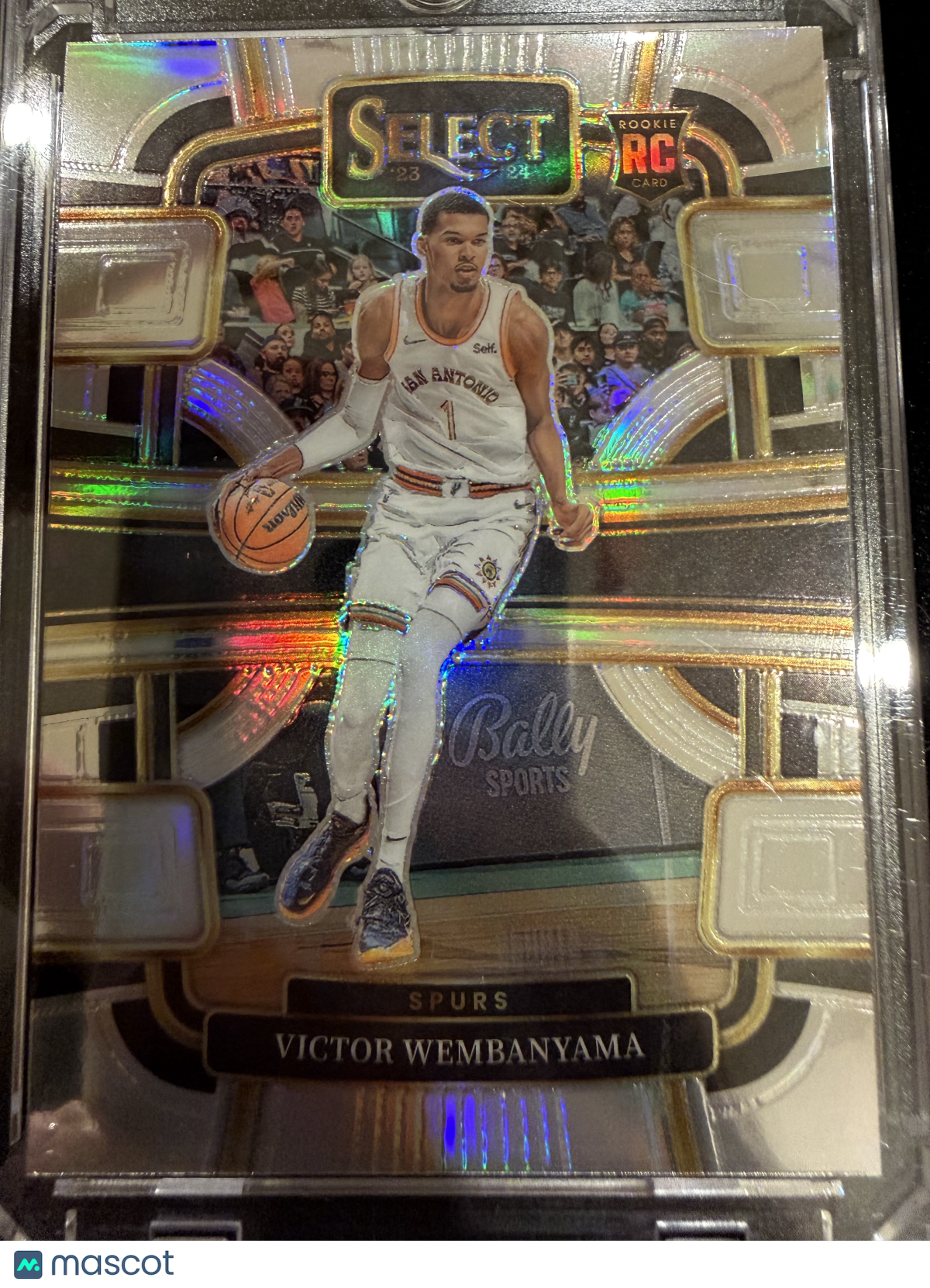 2024 Panini Select Concourse Victor Wembanyama #87 Silver Prizm RC