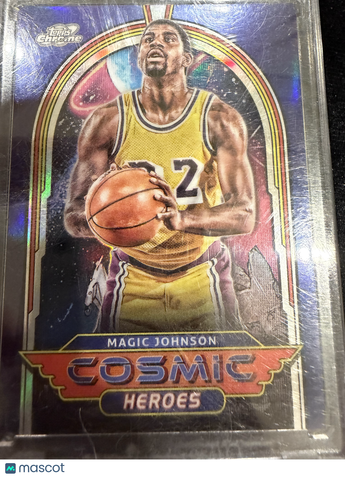 2024 Topps Chrome Cosmic Heroes Magic Johnson #CH-8