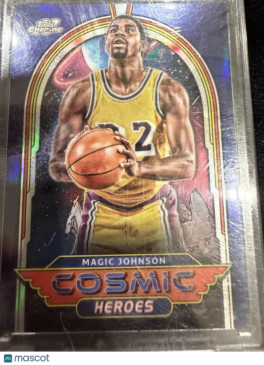 2024 Topps Chrome Cosmic Heroes Magic Johnson #CH-8