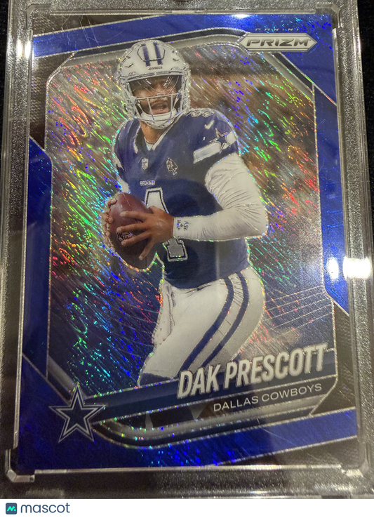 2025 Panini Prizm Dak Prescott #57 Blue Shimmer /35