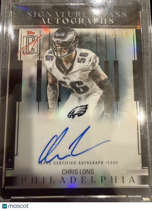 2025 Topps Signature Class Football Chris Long #SCL-CL /10