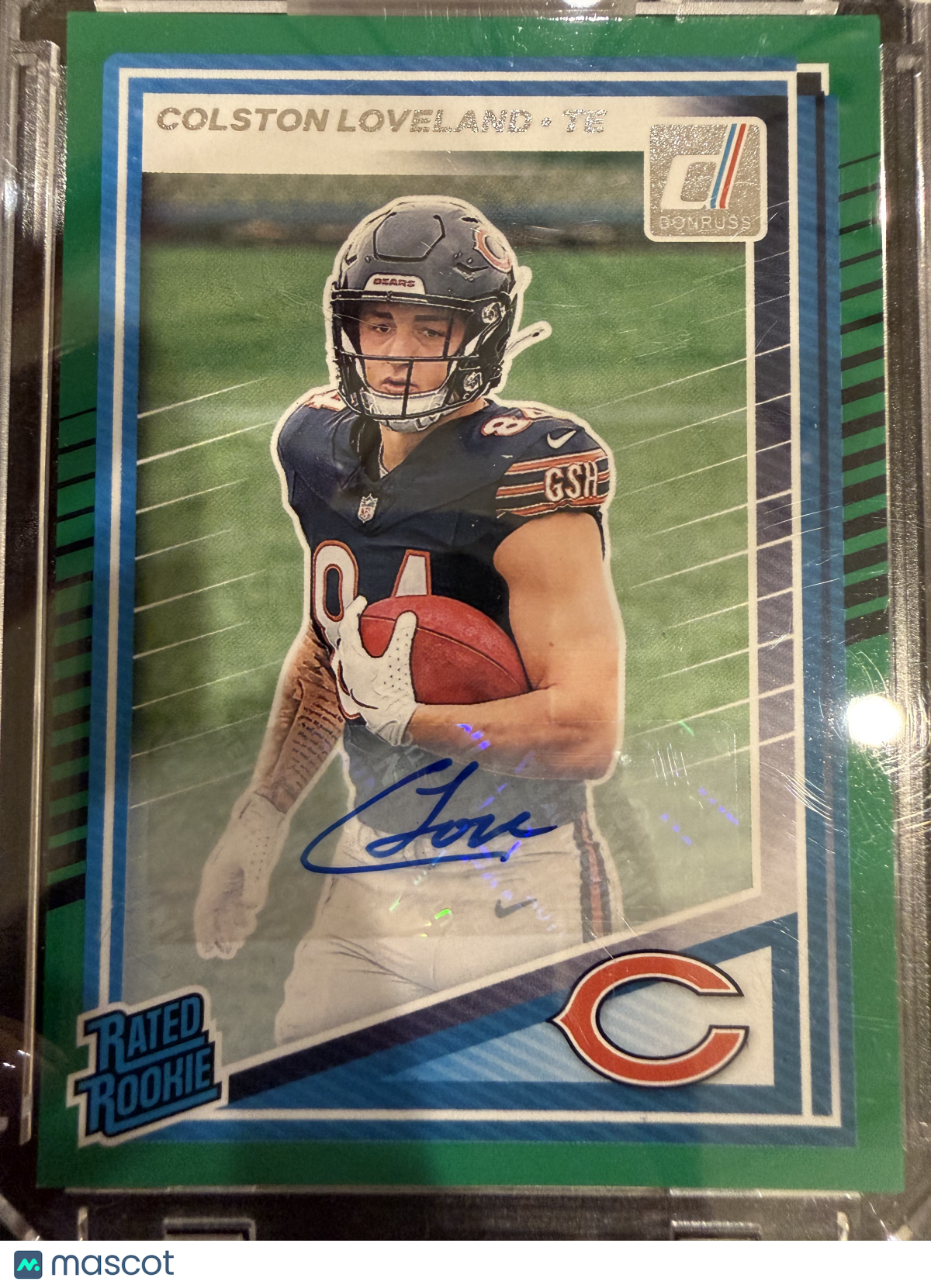 2025 Panini Donruss Football Colston Loveland #310 Green