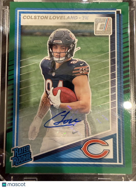 2025 Panini Donruss Football Colston Loveland #310 Green