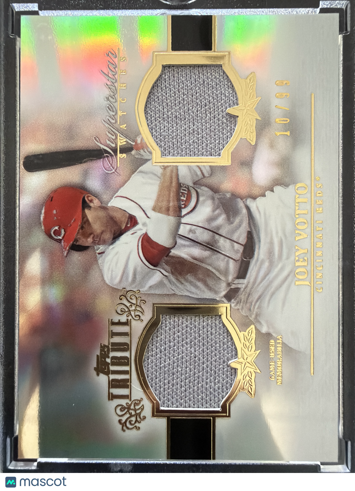 2013 Topps Tribute Joey Votto #SS-JV /99 Game Used Memorabilia Dual Relic