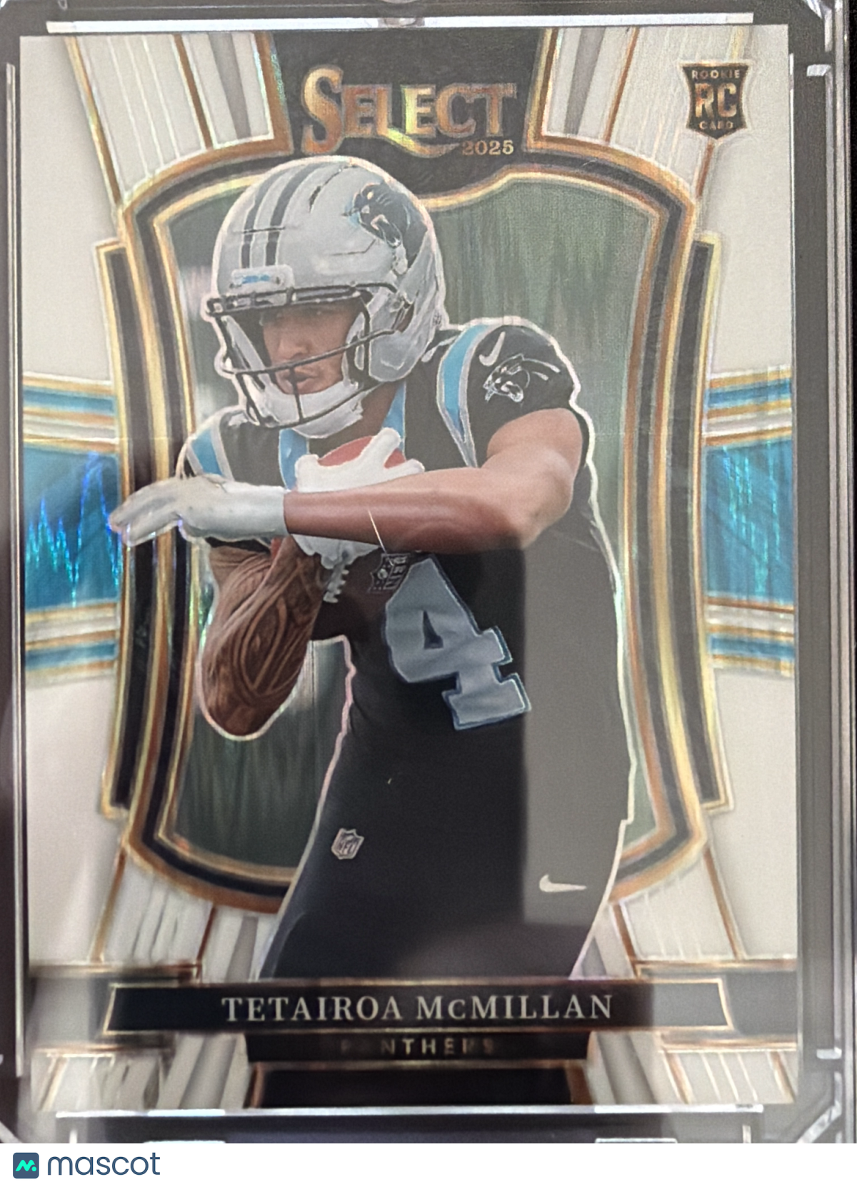 2026 Panini Select Prizm Premier Level Tetairoa McMillan #144 Light Blue /799 RC