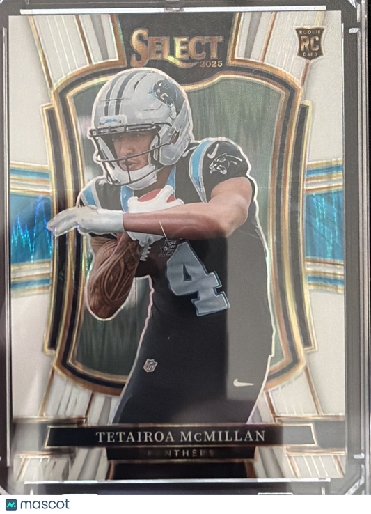 2026 Panini Select Prizm Premier Level Tetairoa McMillan #144 Light Blue /799 RC