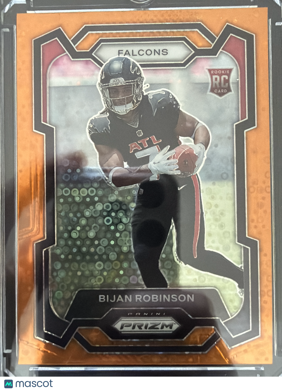 2023 Panini Prizm Bijan Robinson #305 Orange Disco RC