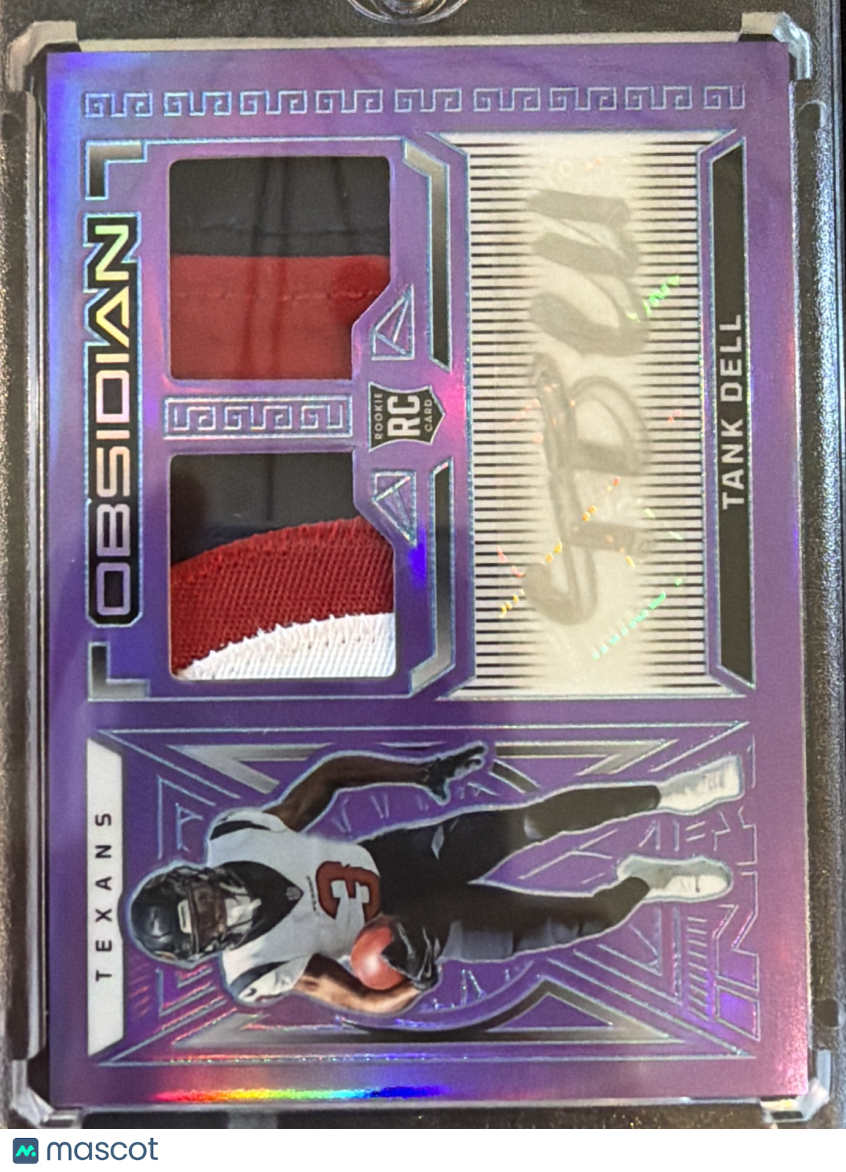 2024 Panini Obsidian Tank Dell #RJI-NTD Purple Patch RC Memorabilia