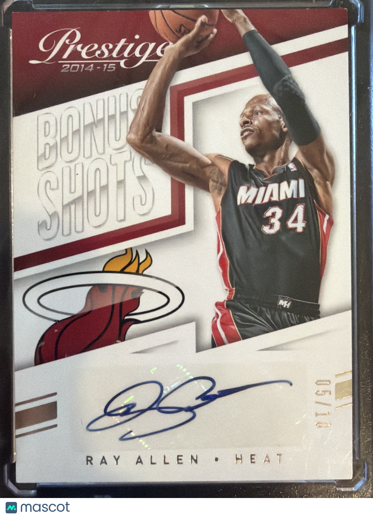 2014 Panini Prestige Bonus Shots Ray Allen #18 /10