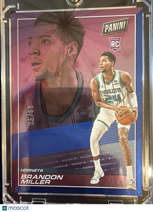2024 Panini Player of the Day Basketball Brandon Miller #63 /50 RC