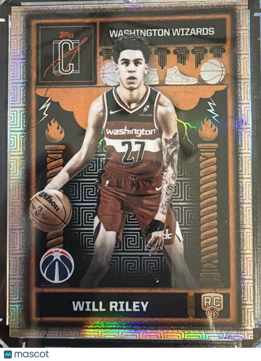 2026 Topps Odyssey Will Riley #ODY-17 Orange RC