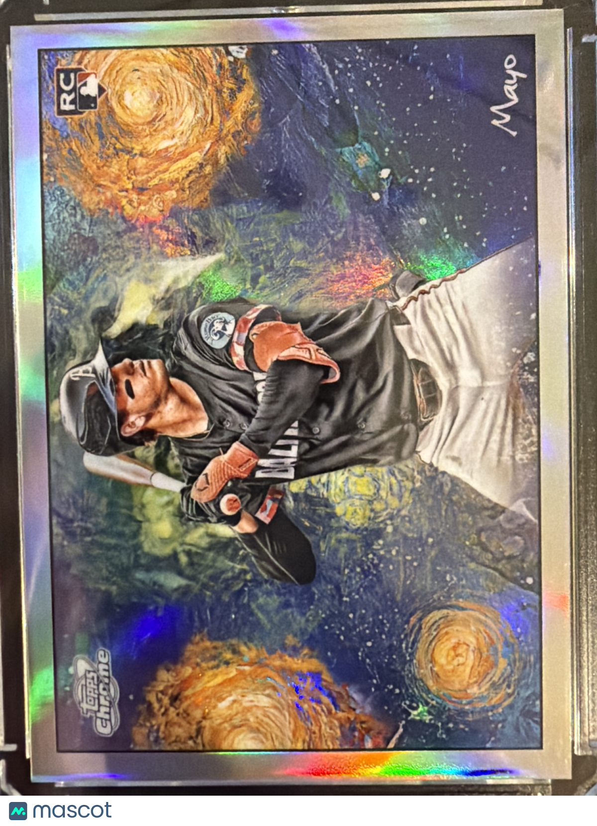 2025 Topps Chrome Starry Night Coby Mayo #STN-6 Refractor RC