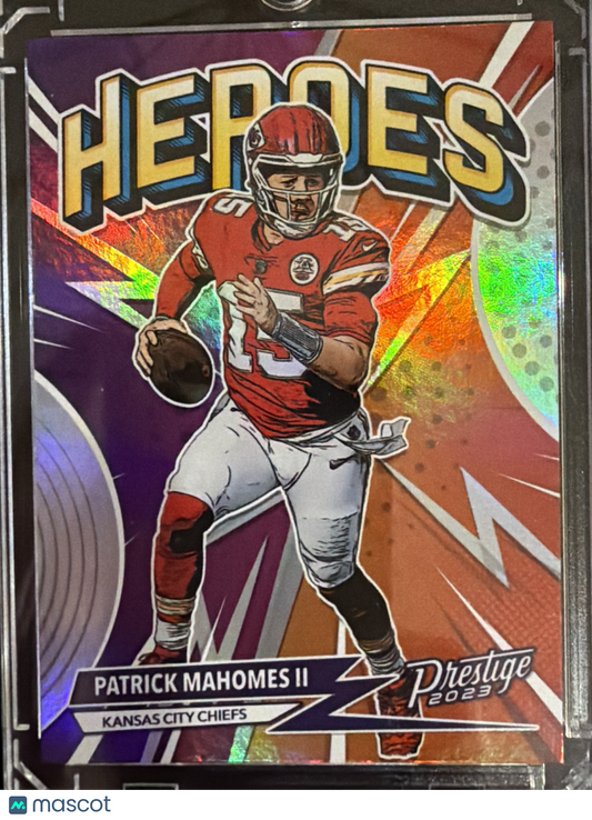 2023 Panini Prestige Heroes Patrick Mahomes II #H-1 Holo