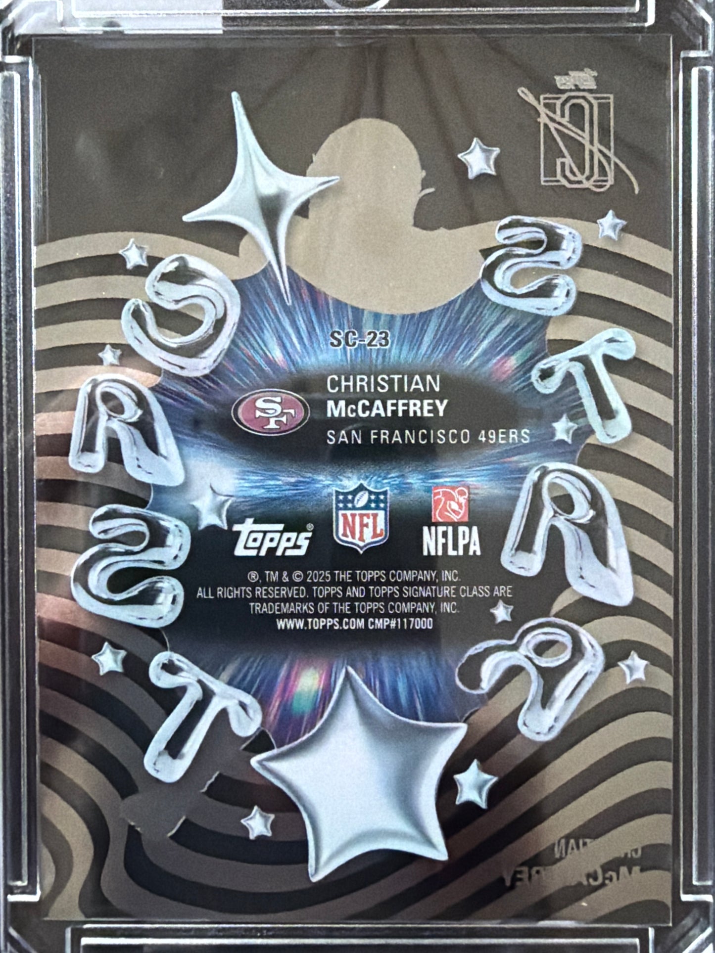2025 Topps Signature Class Starcast Christian McCaffrey #SC-23