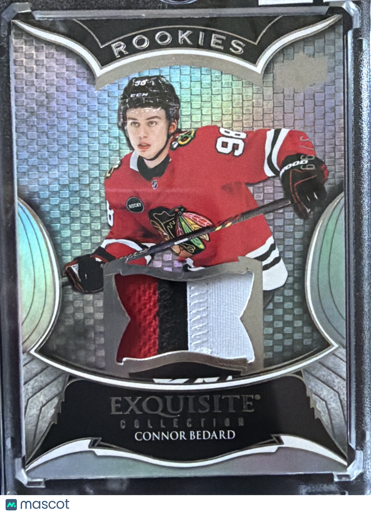 2024 Upper Deck Exquisite Collection Connor Bedard #RP-CB Patch Memorabilia