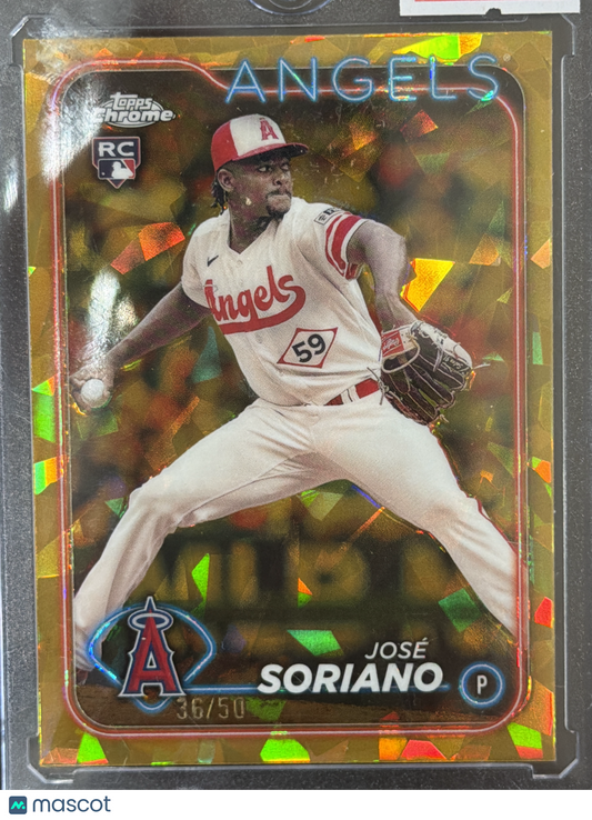 2024 Topps Chrome Sapphire José Soriano #15 Orange /50 RC