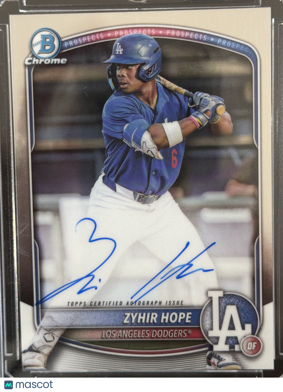 2024 Bowman Chrome Zyhir Hope #CPA-ZH