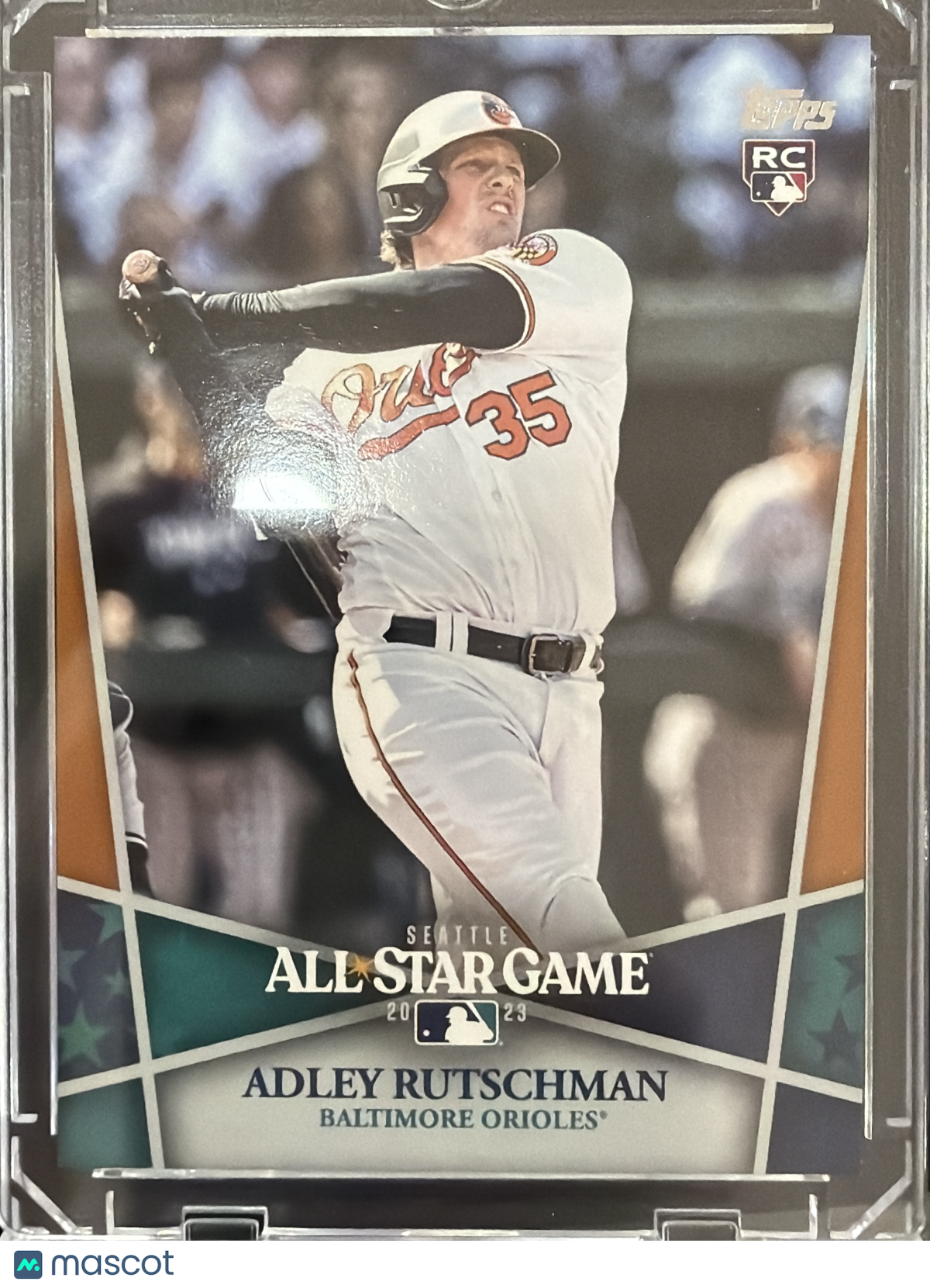 2023 Topps All-Star Game Adley Rutschman #19 Gold /50 RC