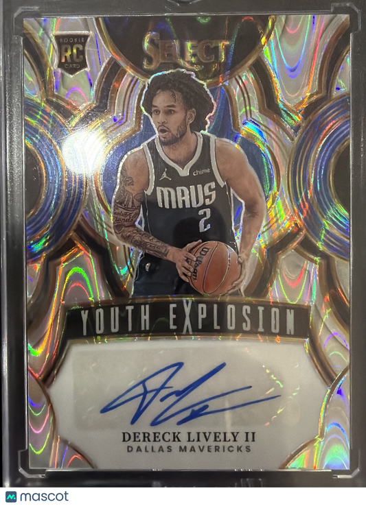 2024 Panini Select Prizm Youth Explosion Dereck Lively II #YE-LIV /15 RC