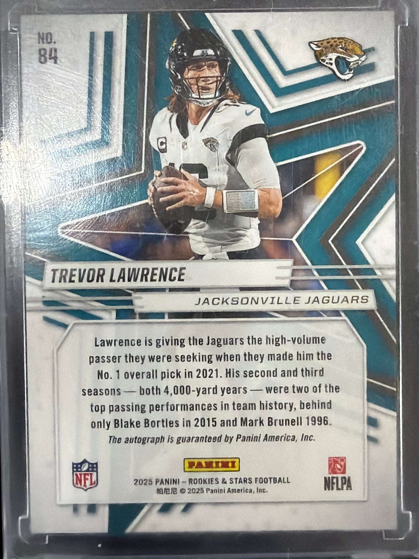 2025 Panini Rookies & Stars Trevor Lawrence #84 Gold