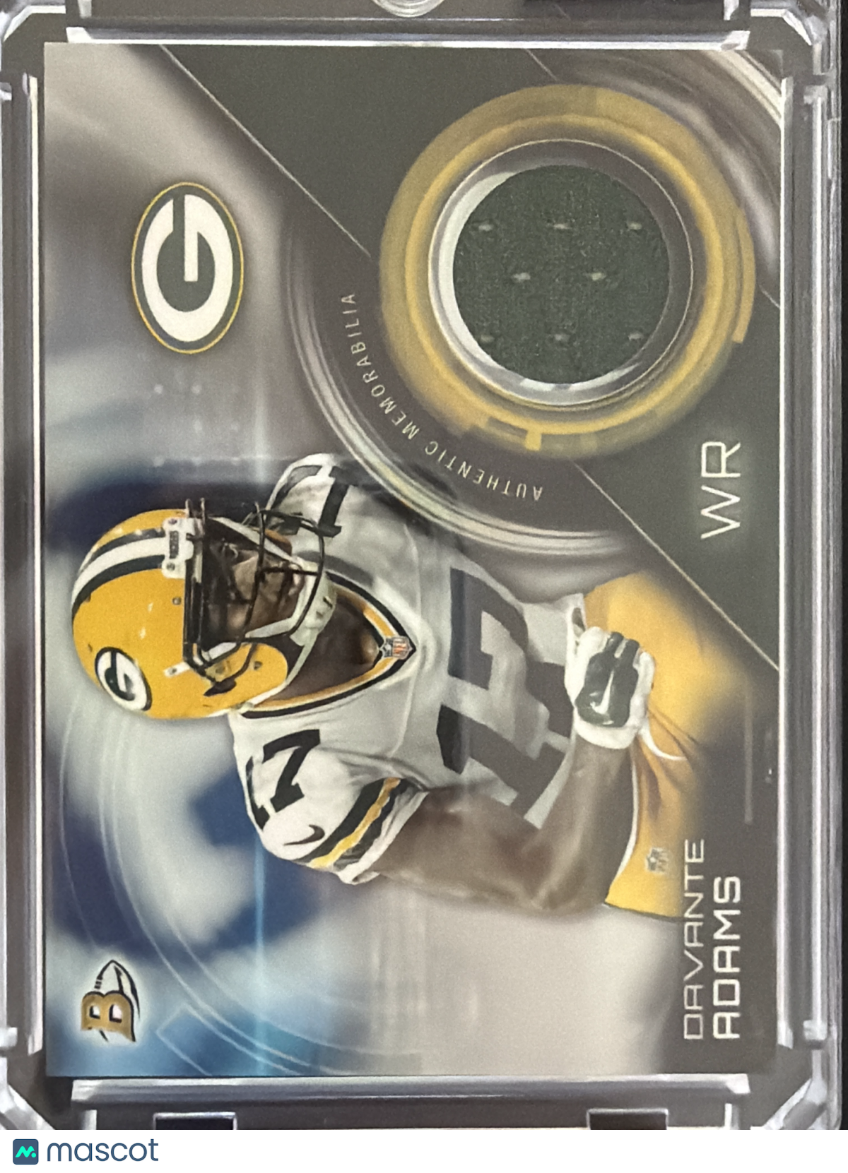 2014 Topps  Relic Davante Adams #BR-DA Authentic Memorabilia Bowman Relic card