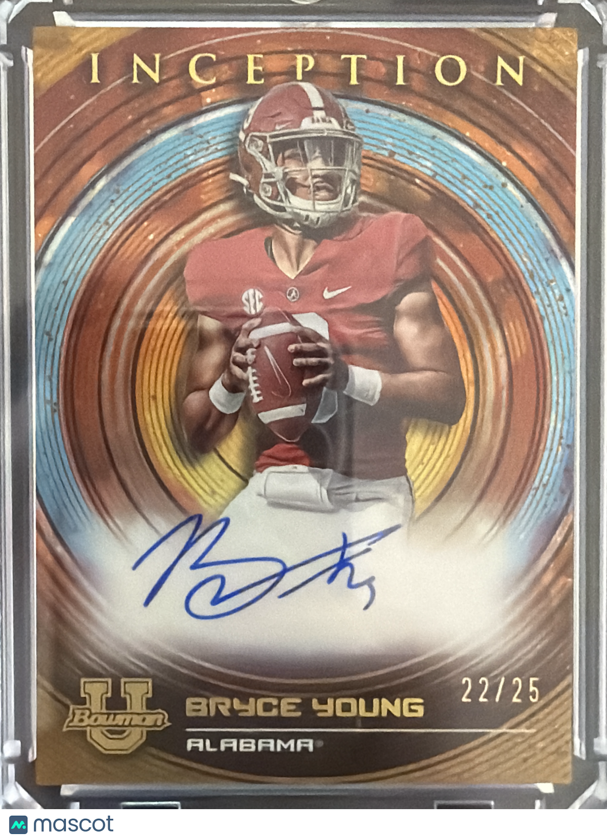 2023 Bowman University Inception Bryce Young #BIA-BY /25