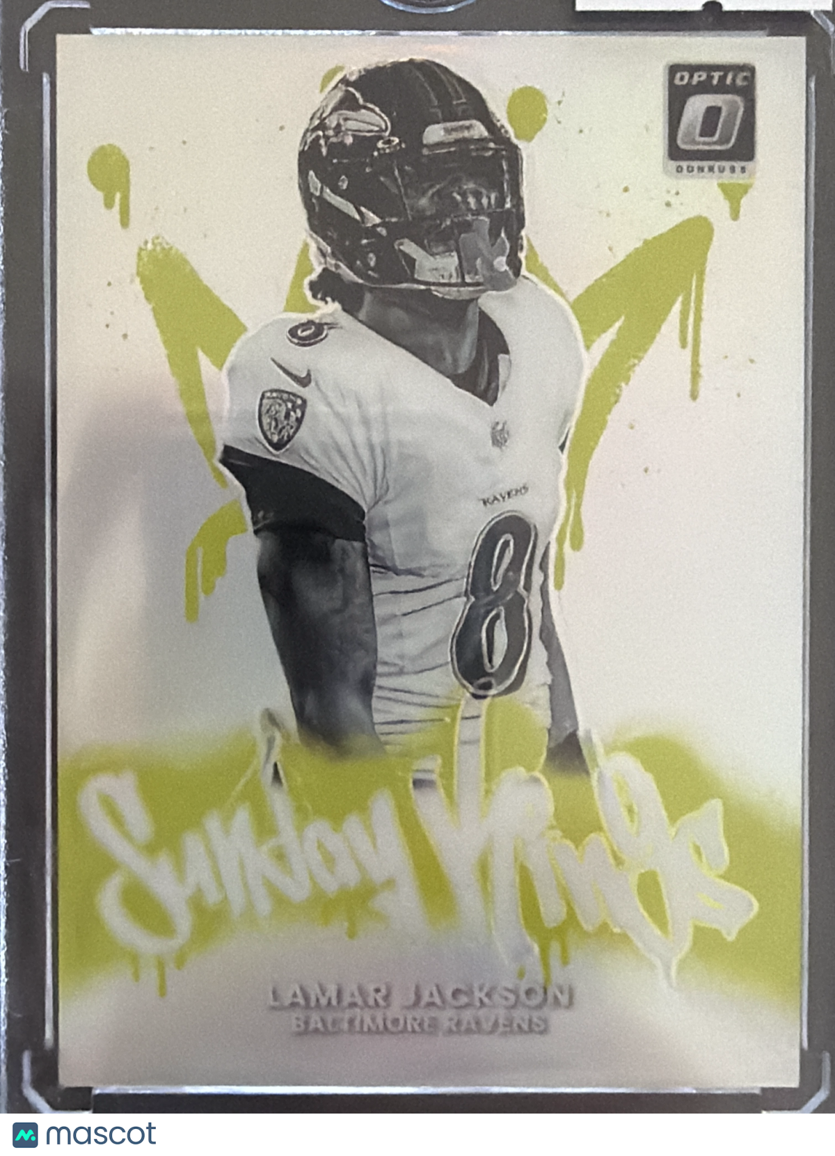 2025 Panini Donruss Optic Prizm Sunday Kings Lamar Jackson #5