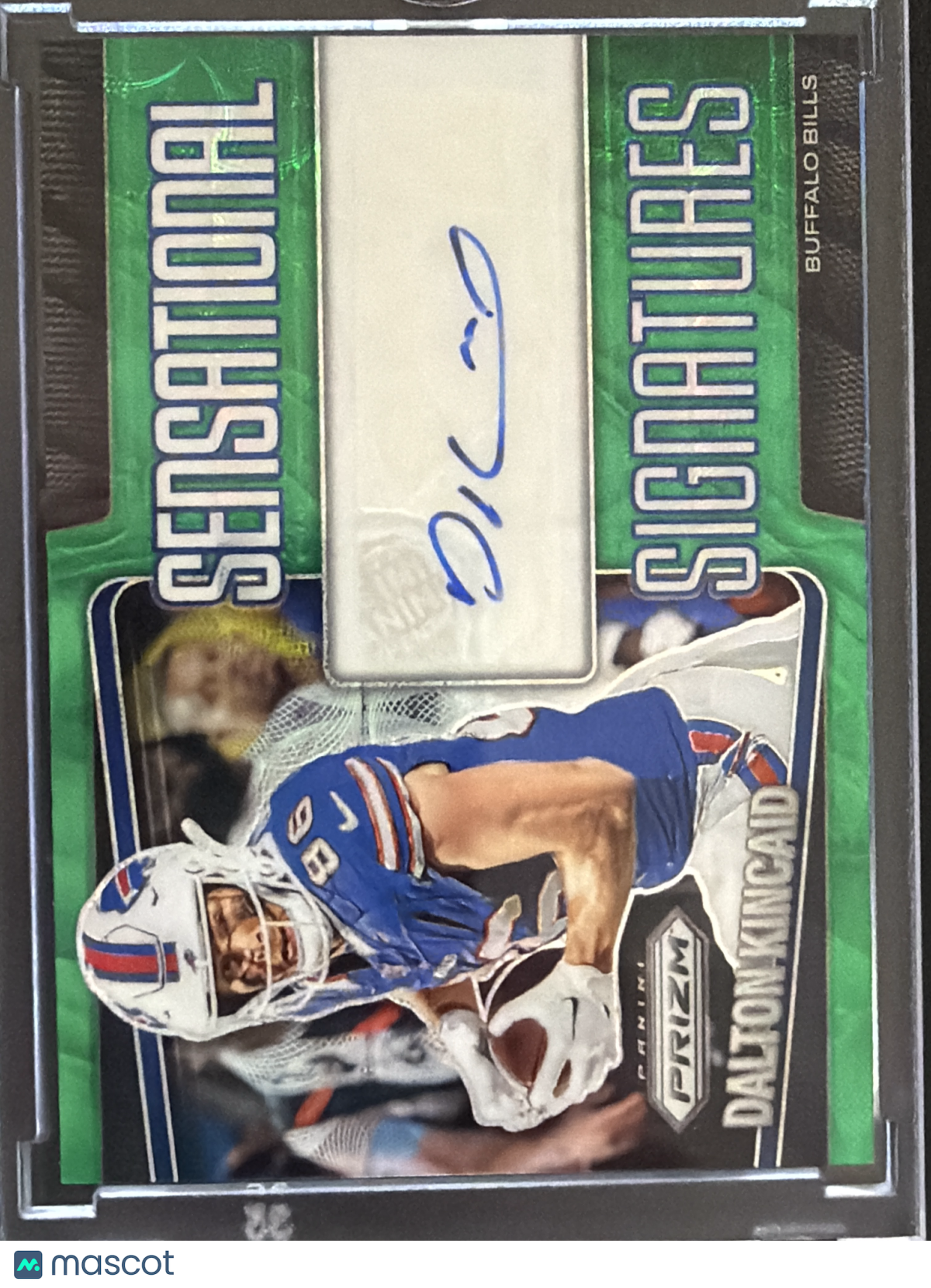2025 Panini Prizm Dalton Kincaid #SEN-DKD Green /75 Sensational Signatures