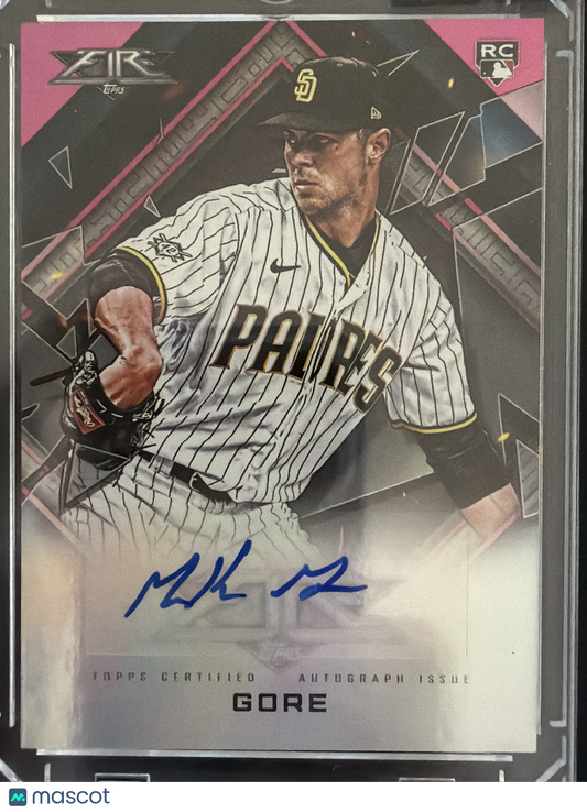 2022 Topps Fire MacKenzie Gore #FA-MAC Magenta /25 RC