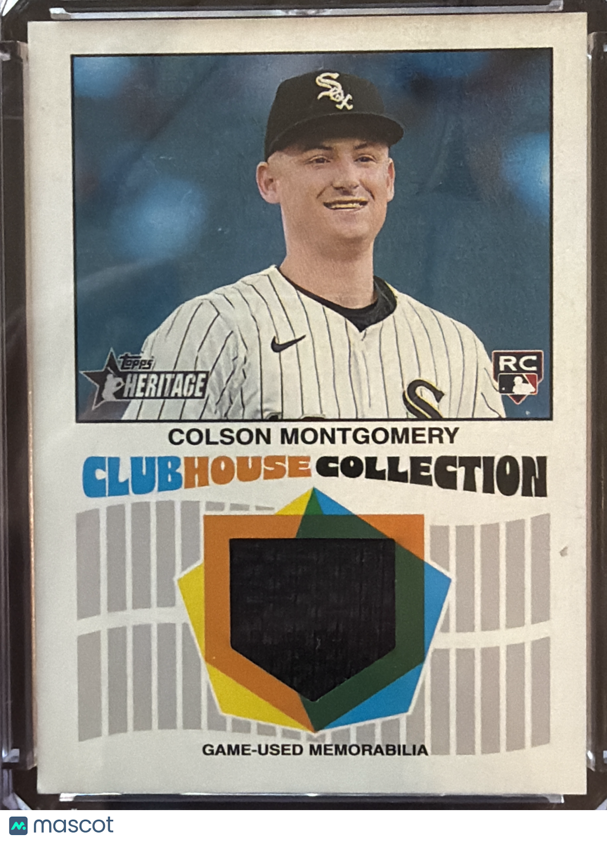 2026 Topps Heritage  Colson Montgomery #CCR-CM Relic RC Game-Used Memorabilia