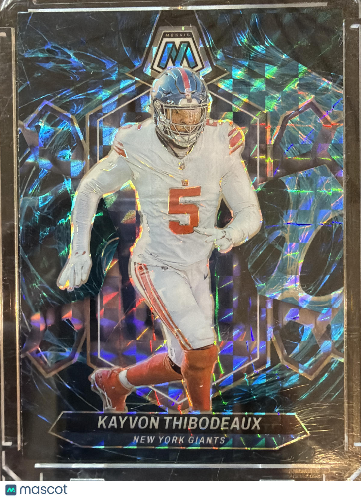 2024 Panini Mosaic Prizm Football Kayvon Thibodeaux #168 Genesis