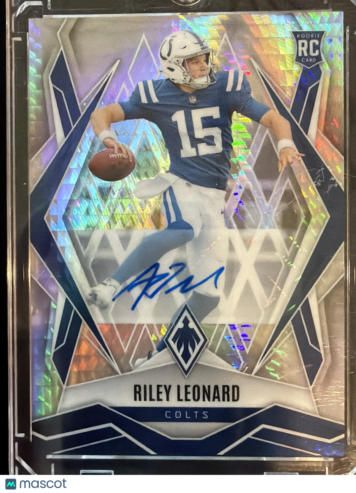 2025 Panini Phoenix Riley Leonard #170 Silver Prizm RC