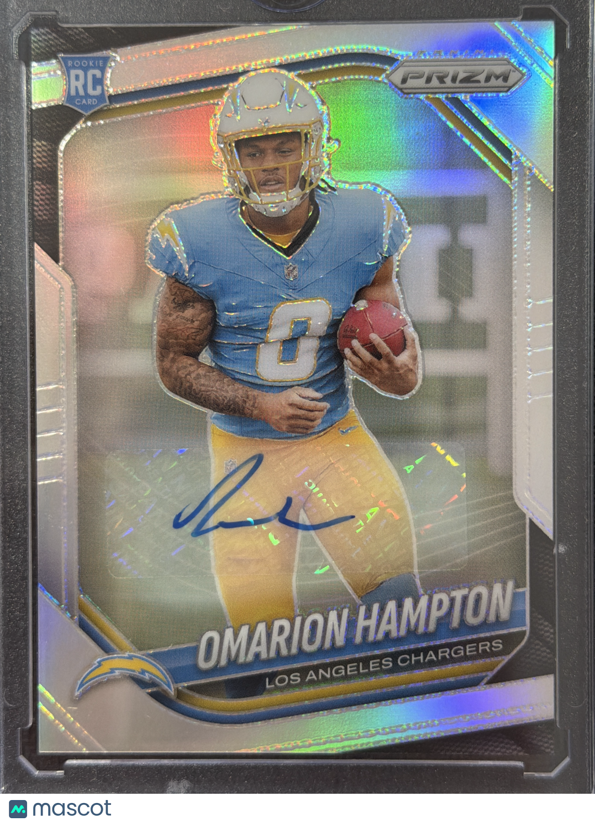 2025 Panini Prizm Omarion Hampton #355 Silver RC
