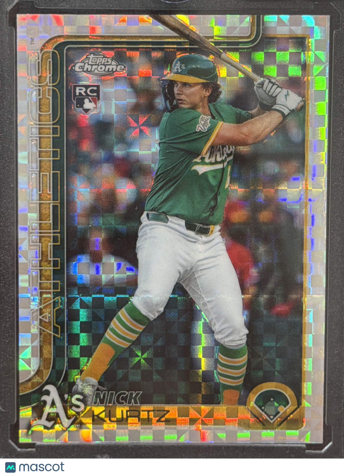 2025 Topps Chrome Nick Kurtz #USC178 X-Fractor RC