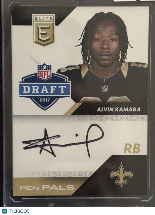 2017 Panini Donruss Elite Pen Pals Alvin Kamara #PP-AK