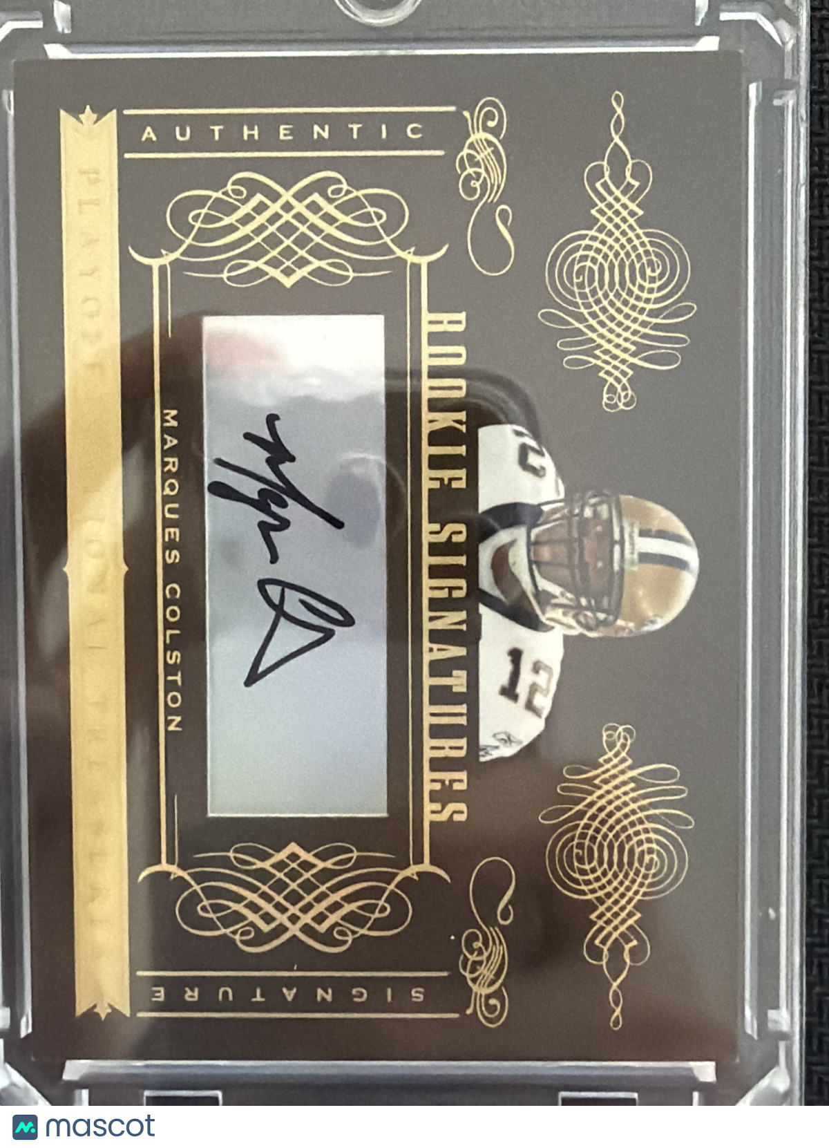 2006 Playoff National Treasures Marques Colston #148 Rookie Signatures /52