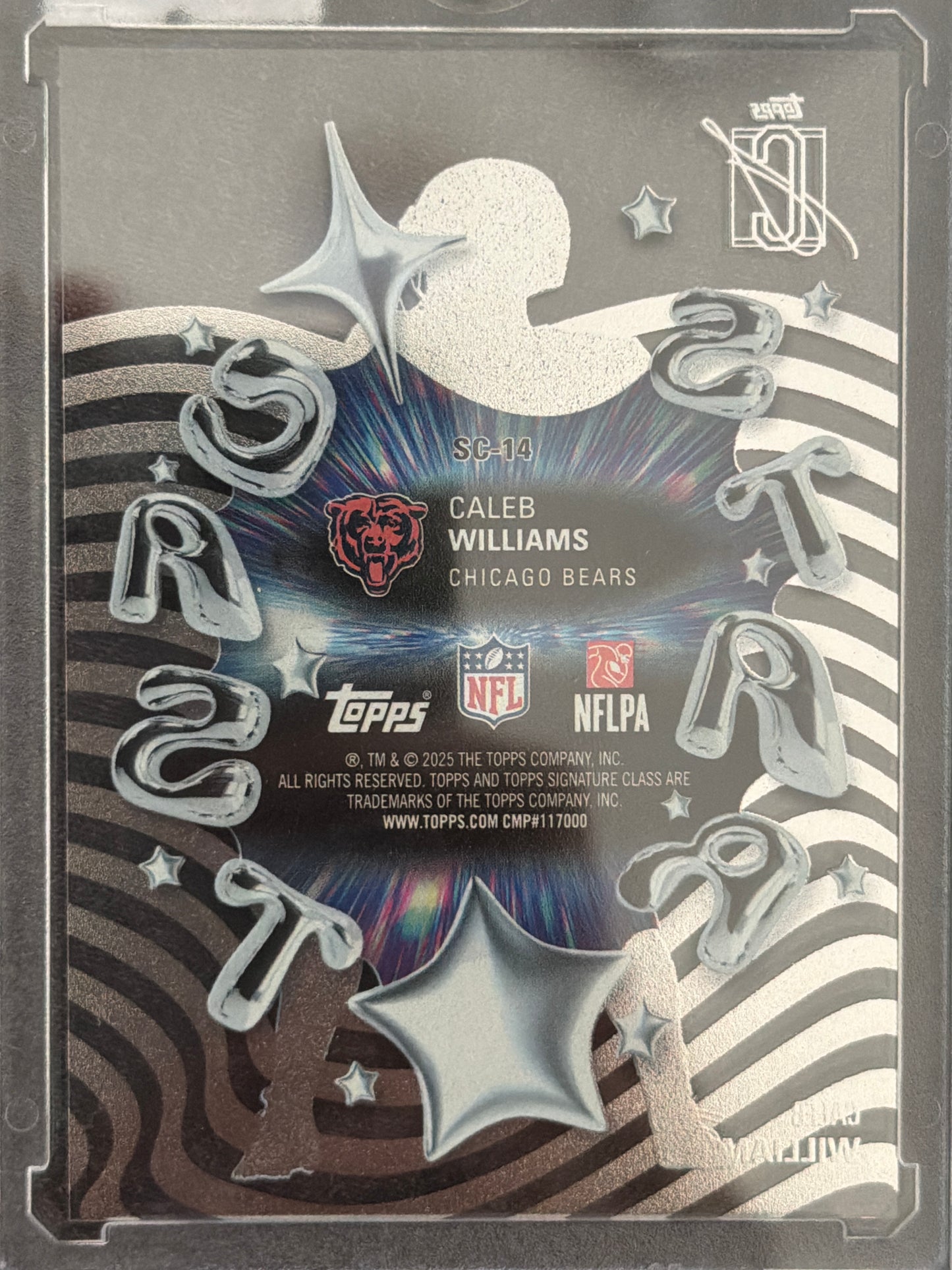 2025 Topps Signature Class Star Cast Caleb Williams #SC-14