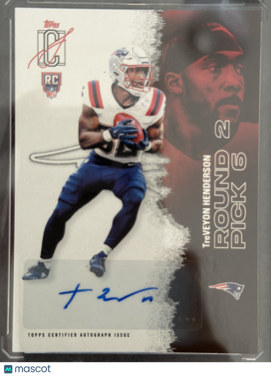 2025 Topps Signature Class TreVeyon Henderson #117 RC