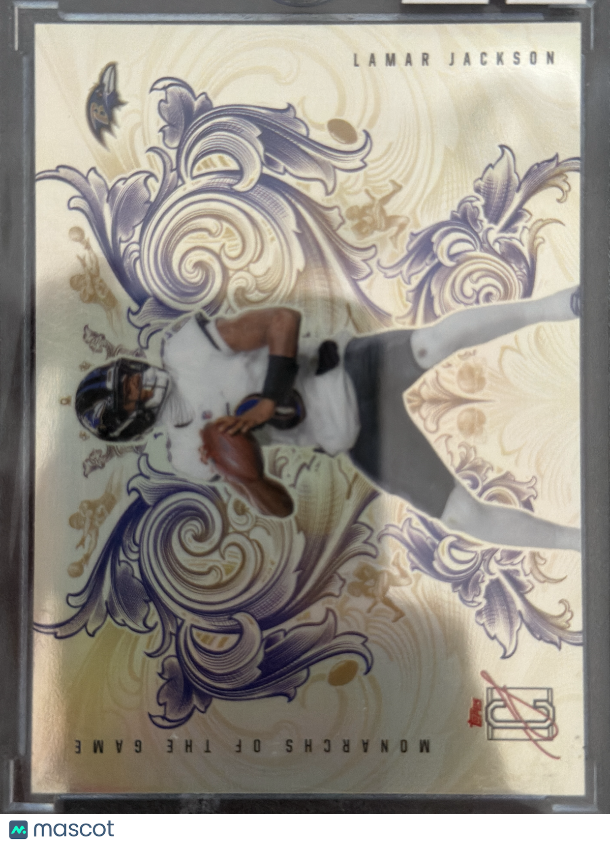 2025 Topps Signature Class Monarchs of the Game Lamar Jackson #MTG-3