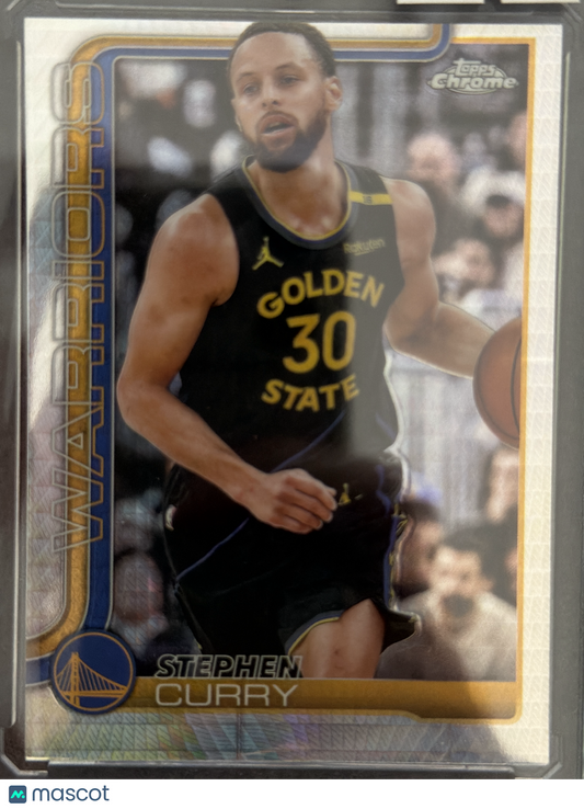 2025 Topps Chrome Stephen Curry #201 Refractor