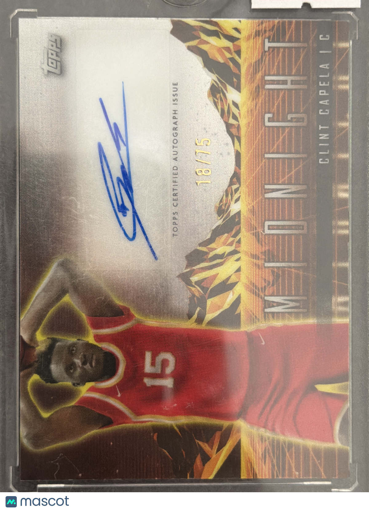 2024 Topps Midnight Basketball Clint Capela #HS-CC Horizon Signatures /75