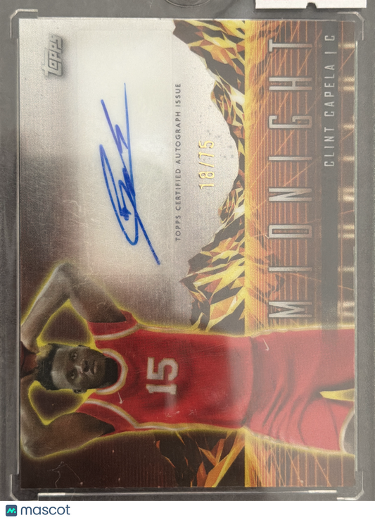 2024 Topps Midnight Basketball Clint Capela #HS-CC Horizon Signatures /75