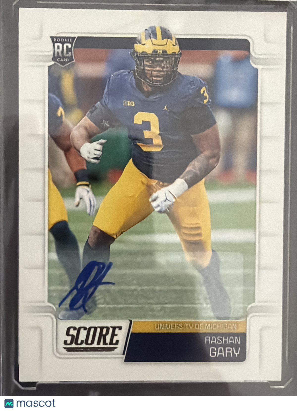 2019 Panini Score Football Rashan Gary #362 RC