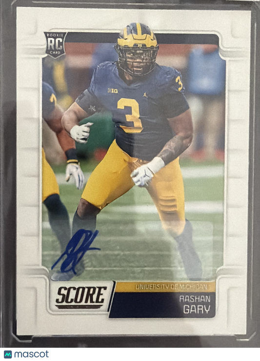 2019 Panini Score Football Rashan Gary #362 RC