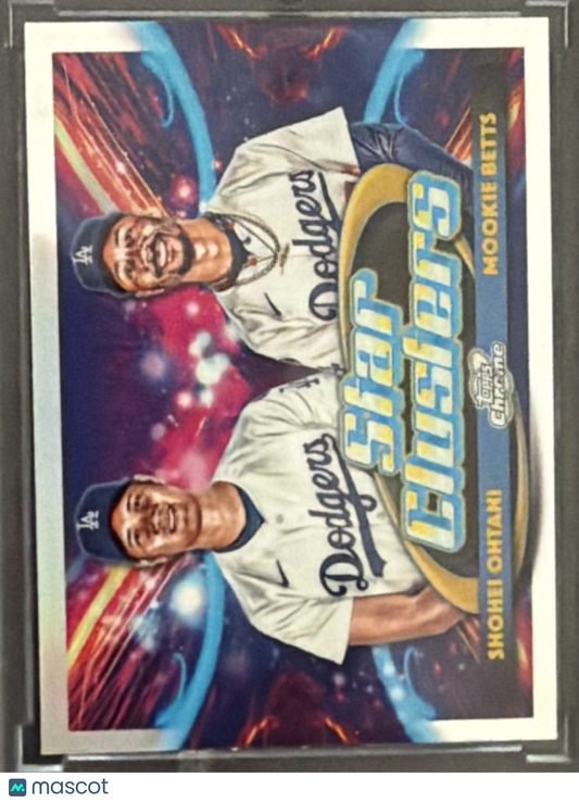 2024 Topps Chrome Star Clusters Mookie Betts Shohei Ohtani #DSC-4