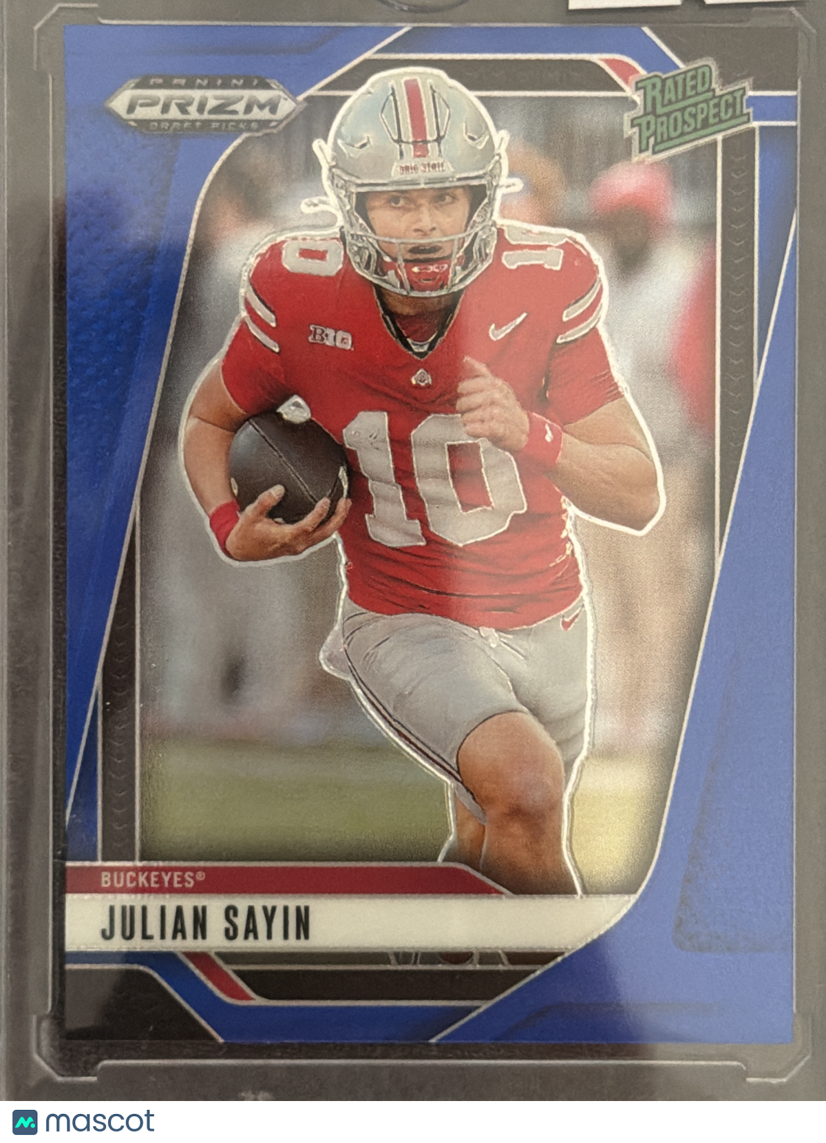 2025 Panini Prizm Draft Picks Julian Sayin #161 Blue /249